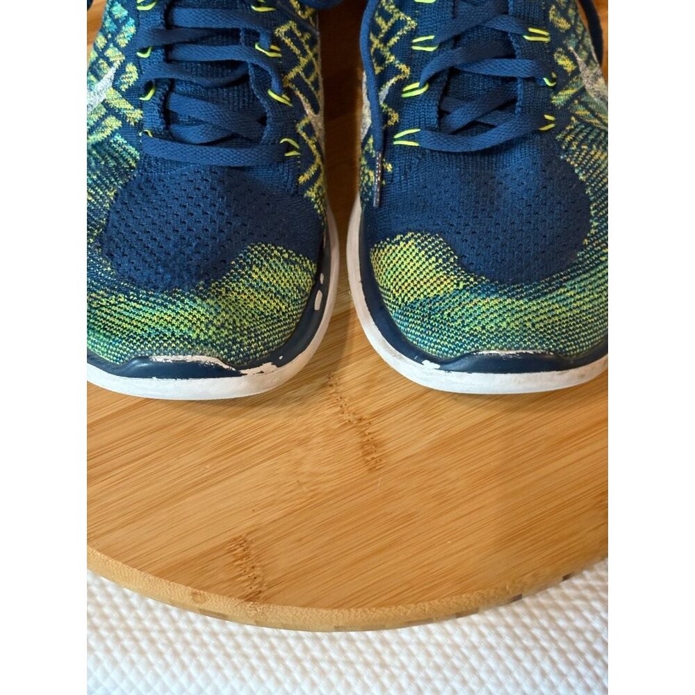 Nike Free 4.0 Flyknit Blue size 11.5 - Picture 5 of 6
